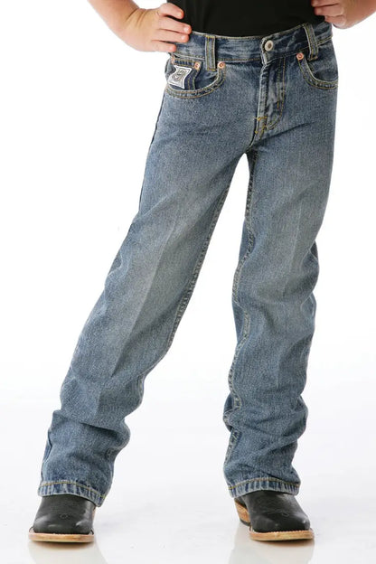 Cinch Boy’s Light Wash White Label Jean 4R Boy’s Bottoms