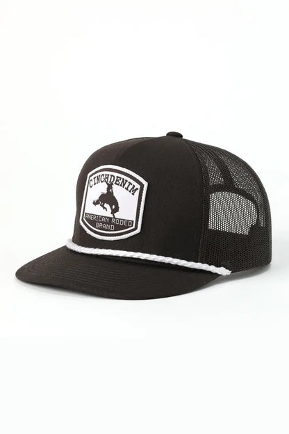 Cinch Brown Logo Trucker Cap Hats
