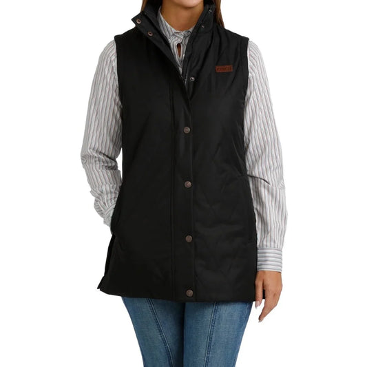 Ariat Women's Black Quilted Barn Vest