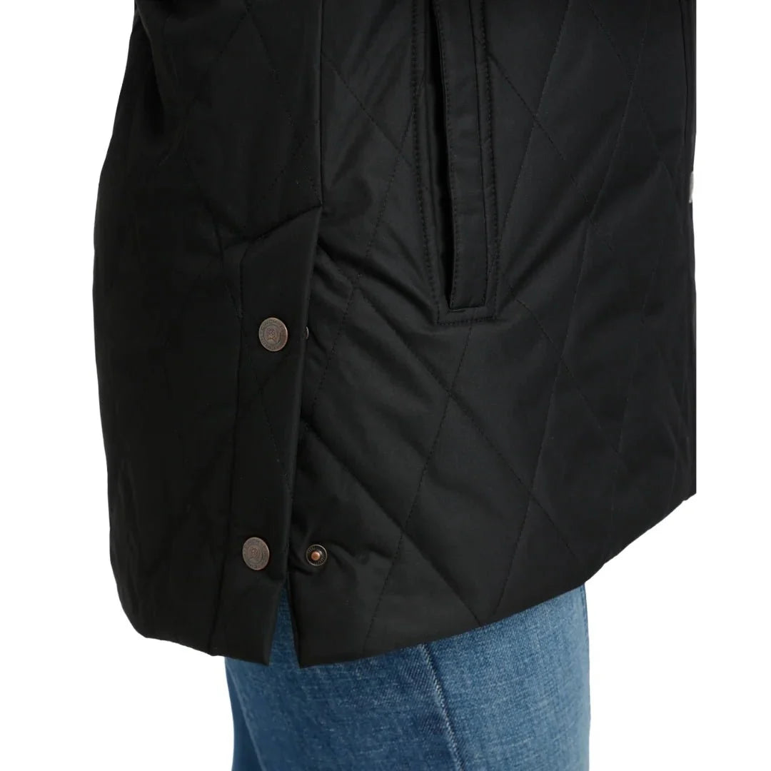 Ariat Women's Black Quilted Barn Vest