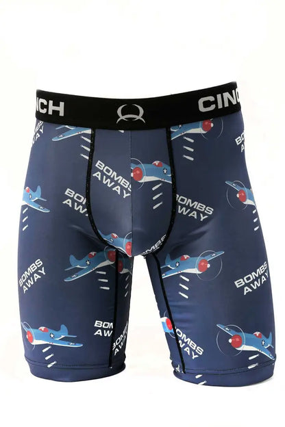 Cinch Men’s 9’’ Boxer Briefs Bombs Away / Small Men’s Boxers