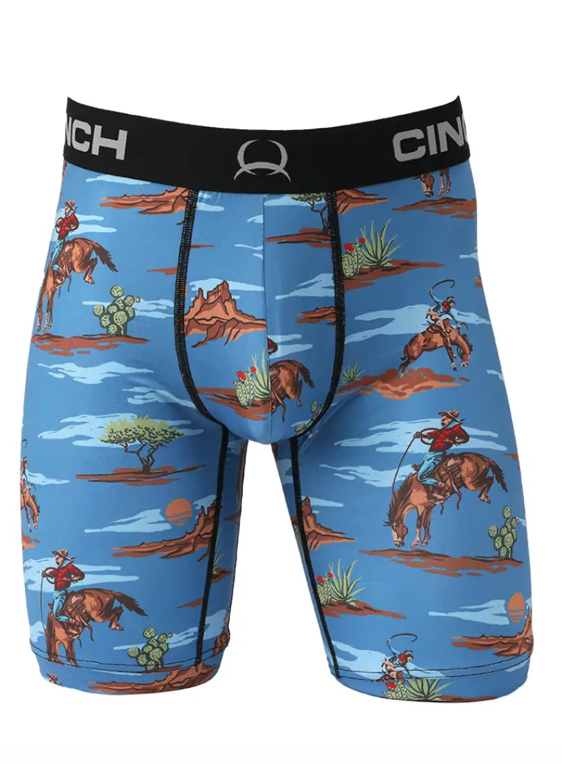 Cinch Men’s 9’’ Boxer Briefs Buckaroo / Small Men’s Boxers