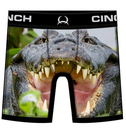 Cinch Men’s 9’’ Boxer Briefs Croc / Small Men’s Boxers