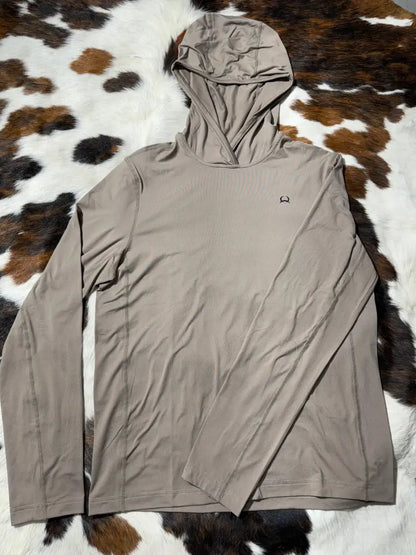 Cinch Men’s ArenaFlex Lightweight Hoodie XSmall / Brown Men’s Pullover