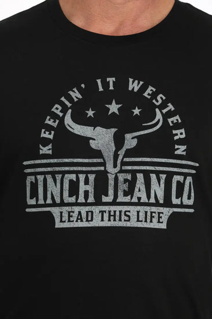 Cinch Men’s Black Star Steer T-Shirt Men’s T-Shirt