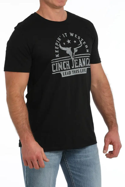 Cinch Men’s Black Star Steer T-Shirt Men’s T-Shirt