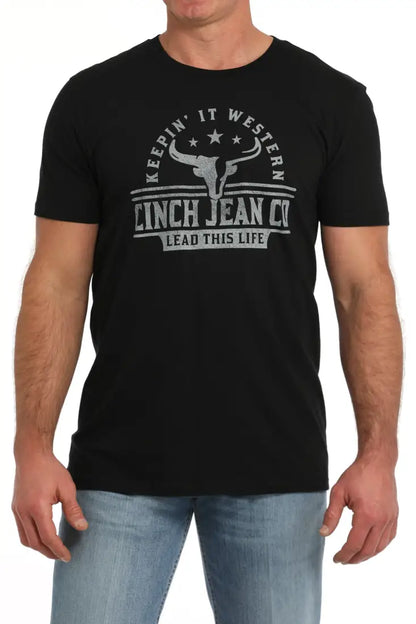 Cinch Men’s Black Star Steer T-Shirt Men’s T-Shirt