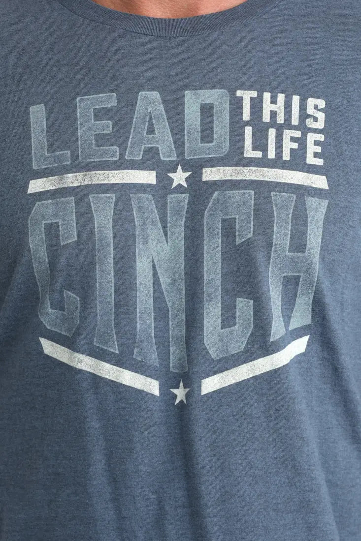 Cinch Men’s Blue Lead This Life T-Shirt Men’s T-Shirt
