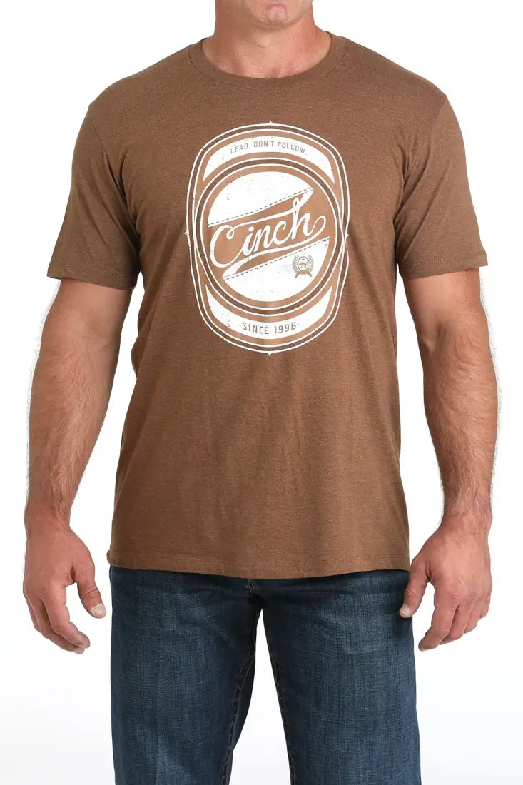 Cinch Men’s Brown Logo T-Shirt Men’s T-Shirt