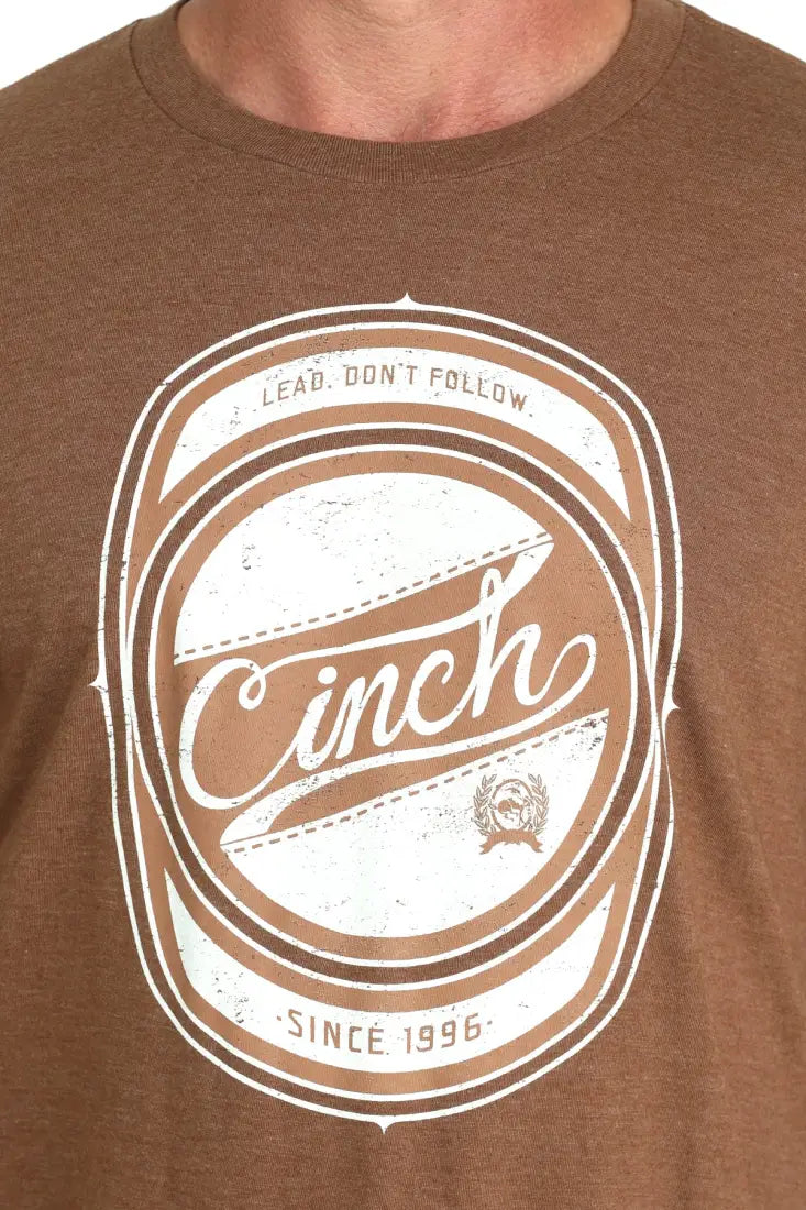 Cinch Men’s Brown Logo T-Shirt Men’s T-Shirt