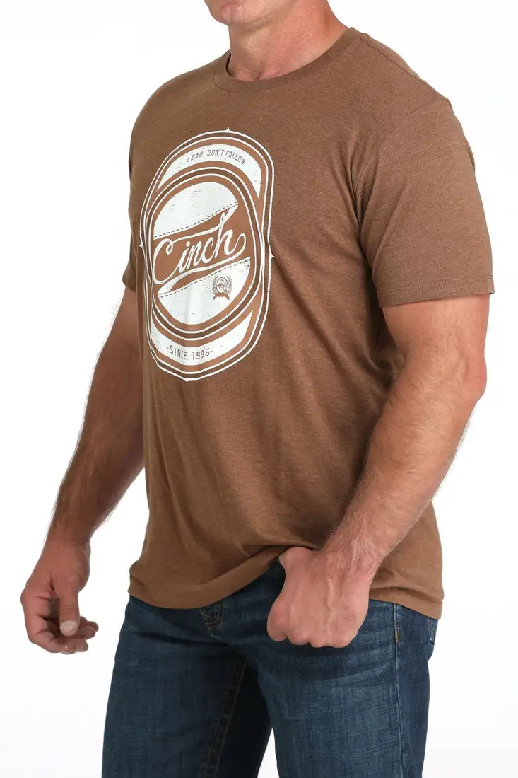 Cinch Men’s Brown Logo T-Shirt Men’s T-Shirt
