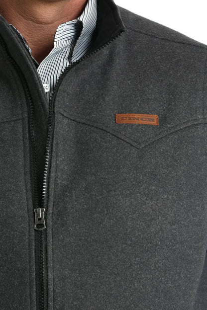 Cinch Men’s Charcoal Brushed Knit Vest Men’s Vest