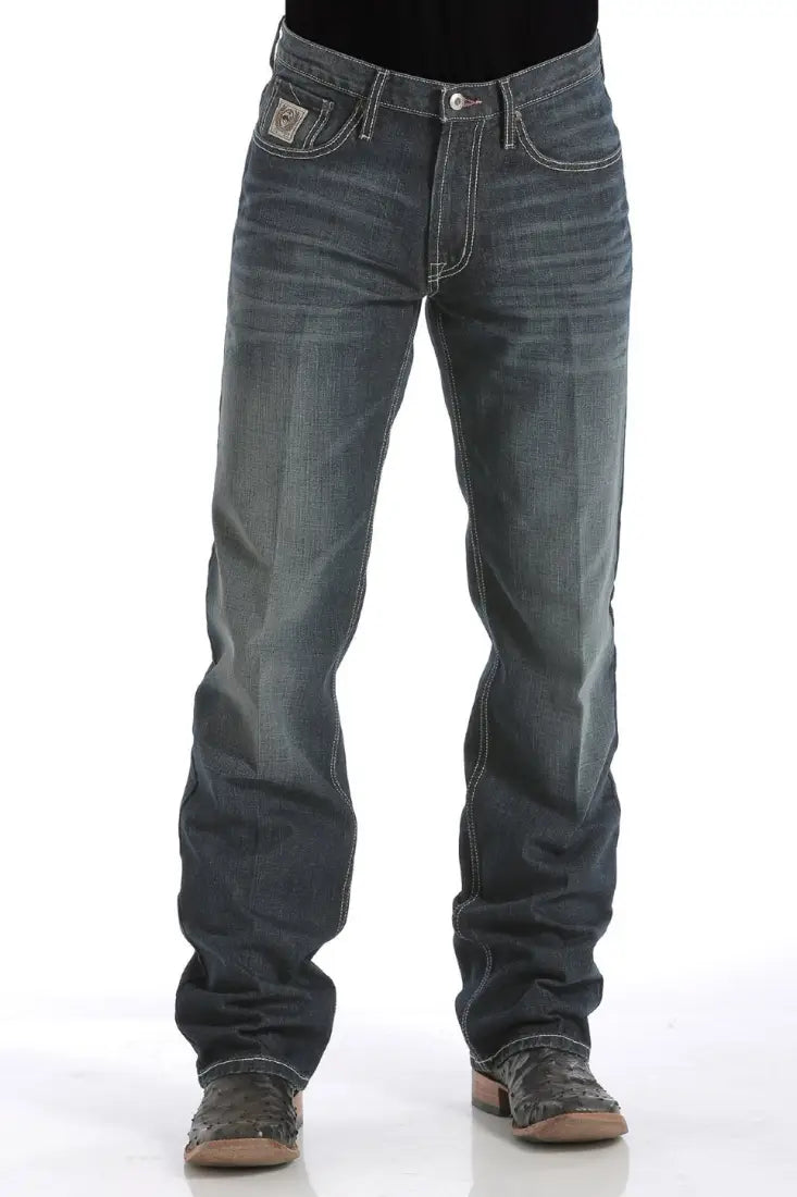 Cinch Men’s Dark Wash White Label Jean Men’s Bottoms