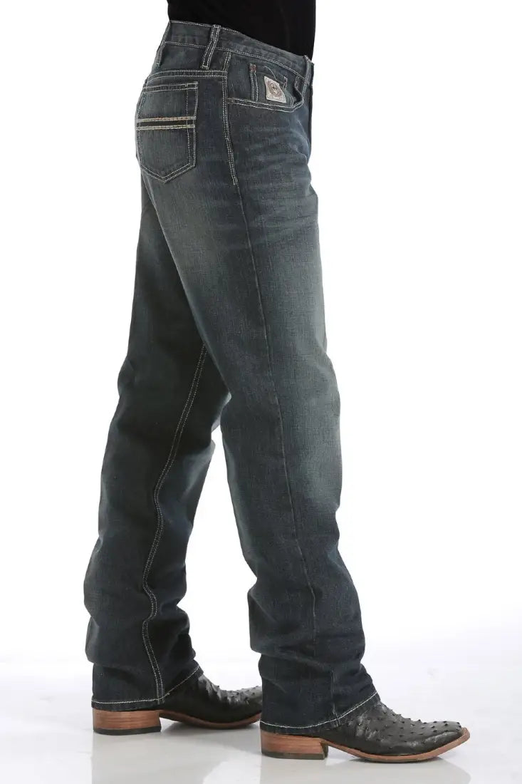 Cinch Men’s Dark Wash White Label Jean Men’s Bottoms