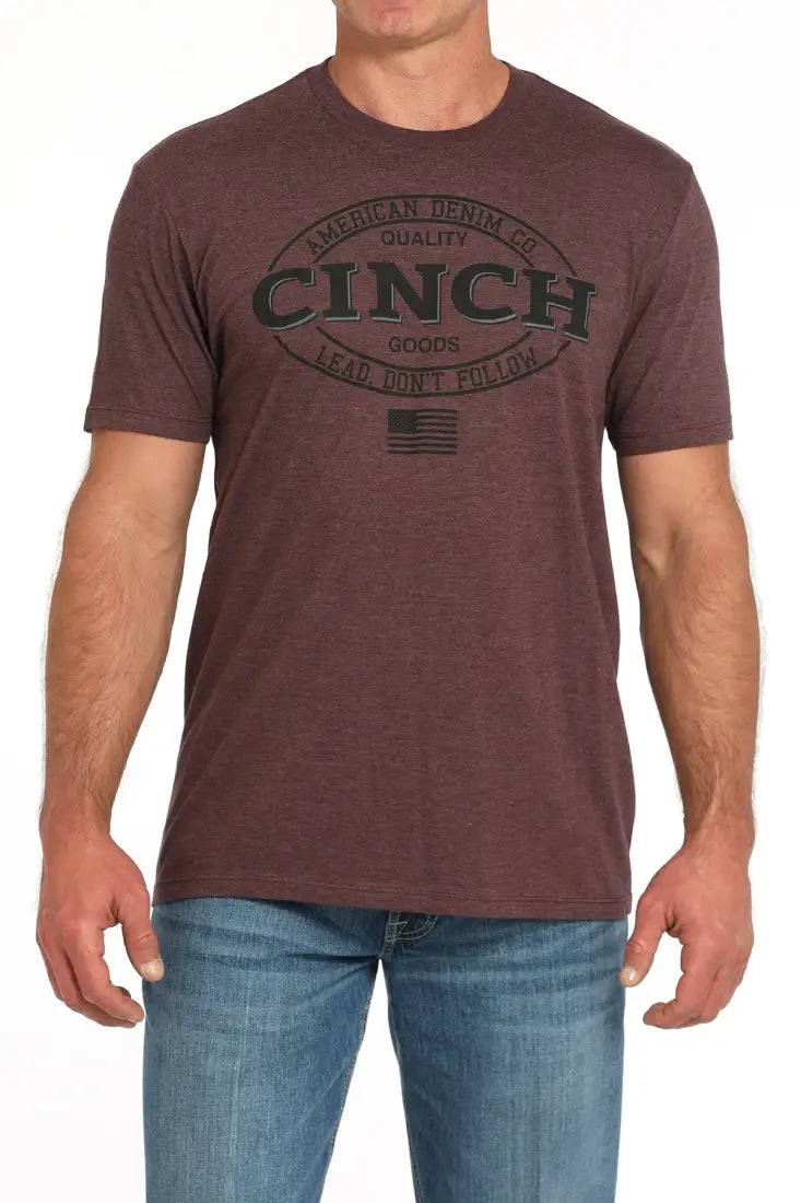 Cinch Men’s Mulberry American Denim T-Shirt Men’s T-Shirt