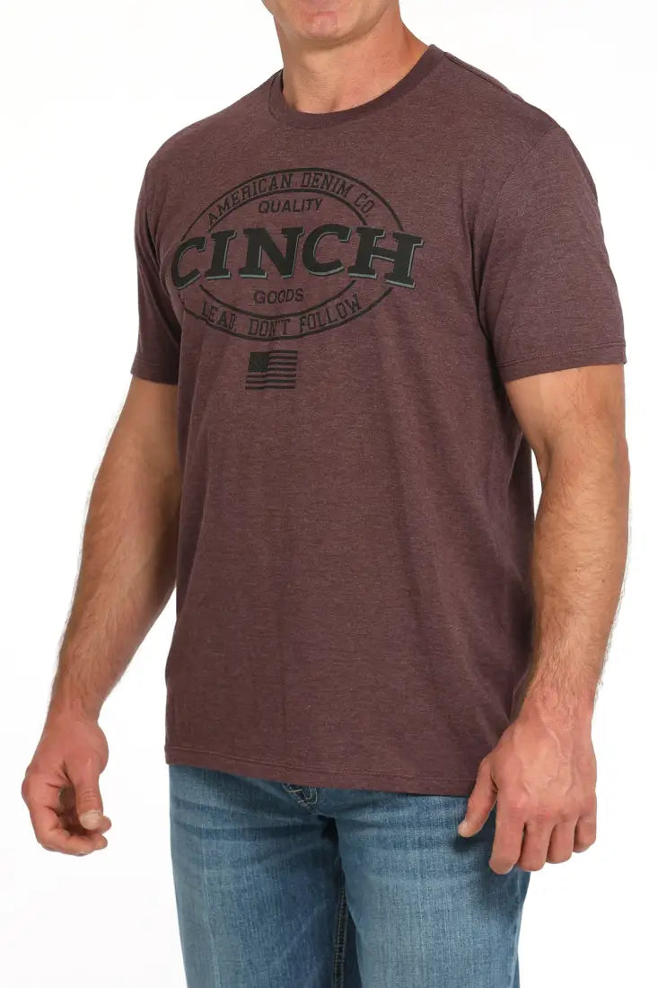 Cinch Men’s Mulberry American Denim T-Shirt Men’s T-Shirt