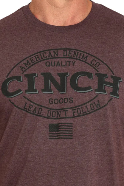 Cinch Men’s Mulberry American Denim T-Shirt Small Men’s T-Shirt