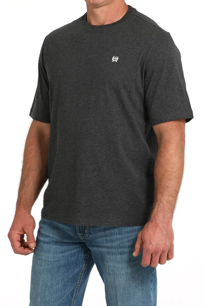 Cinch Men’s Solid Heather Charcoal T-Shirt Men’s T-Shirt