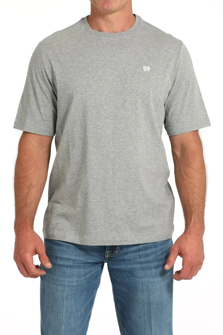 Cinch Men’s Solid Heather Gray T-Shirt Men’s T-Shirt