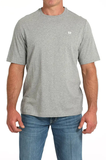 Cinch Men’s Solid Heather Gray T-Shirt Men’s T-Shirt