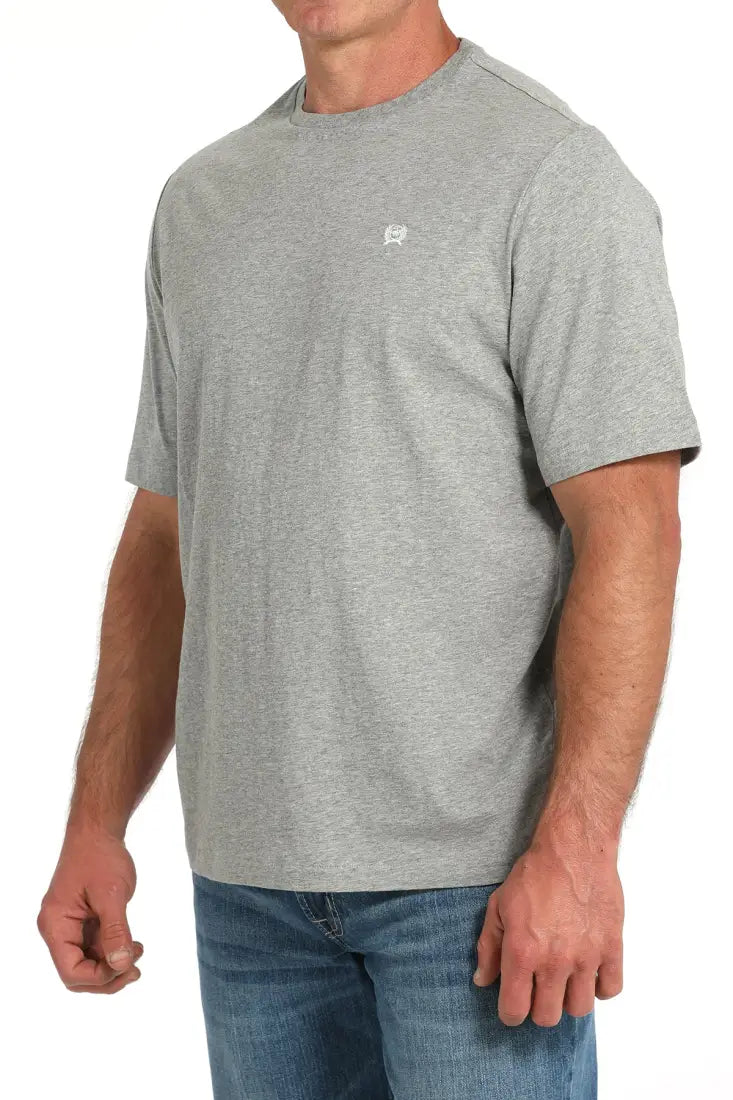 Cinch Men’s Solid Heather Gray T-Shirt Men’s T-Shirt