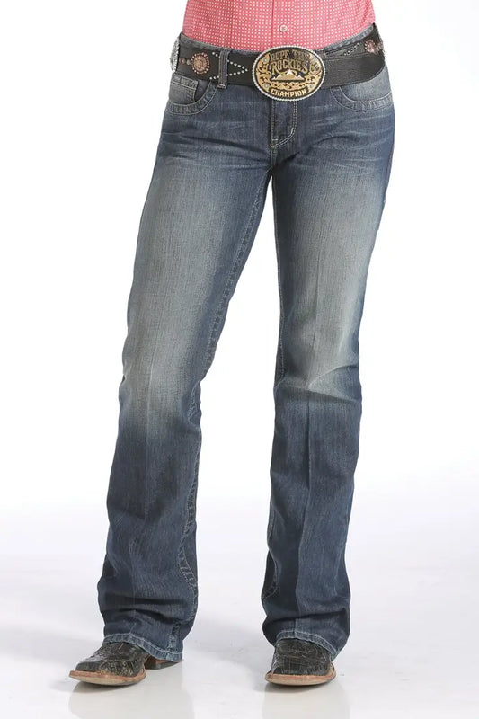 Cinch Women’s ADA Mid Rise Relaxed Bootcut Jean Women’s Bottoms