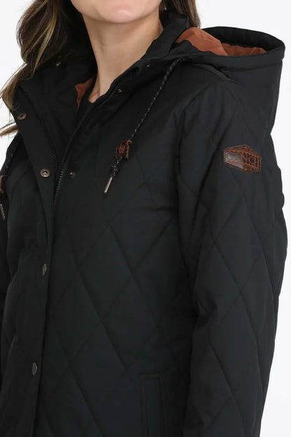 Cinch Women’s Black Quilted Barn Jacket Women’s Coat