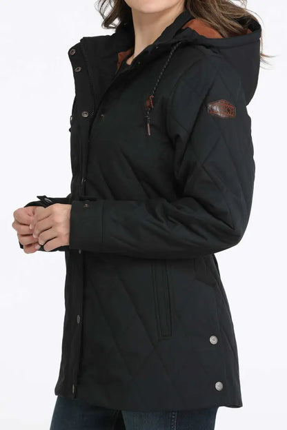 Cinch Women’s Black Quilted Barn Jacket Women’s Coat