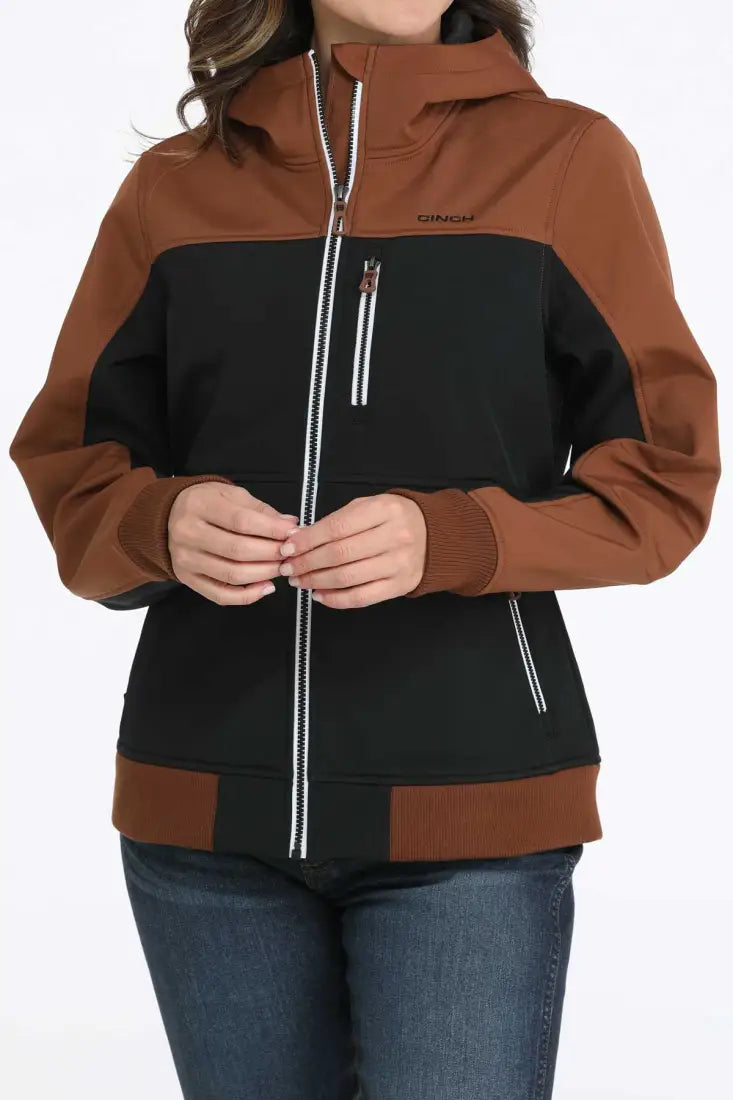 Cinch Women’s Color Block Bonded Hoodie Jacket Women’s Coat