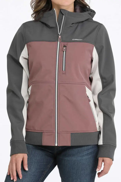 Cinch Women’s Color Block Bonded Hoodie Jacket Women’s Coat
