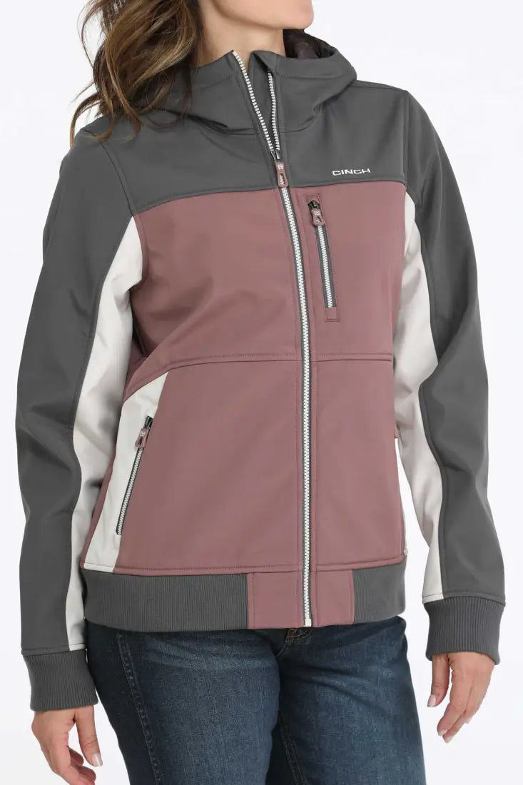 Cinch Women’s Color Block Bonded Hoodie Jacket Women’s Coat