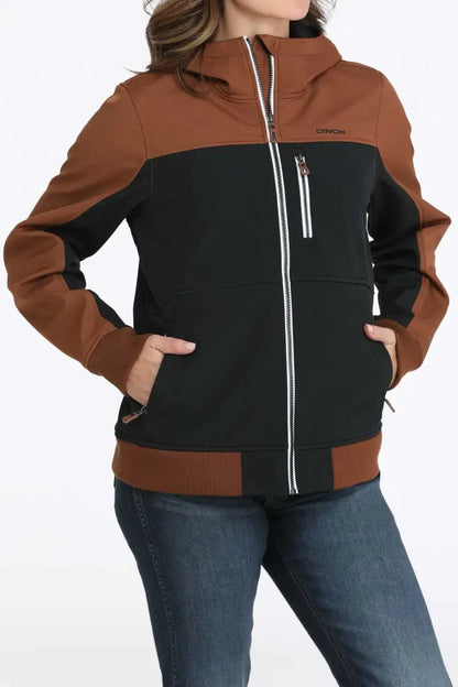 Cinch Women’s Color Block Bonded Hoodie Jacket Women’s Coat
