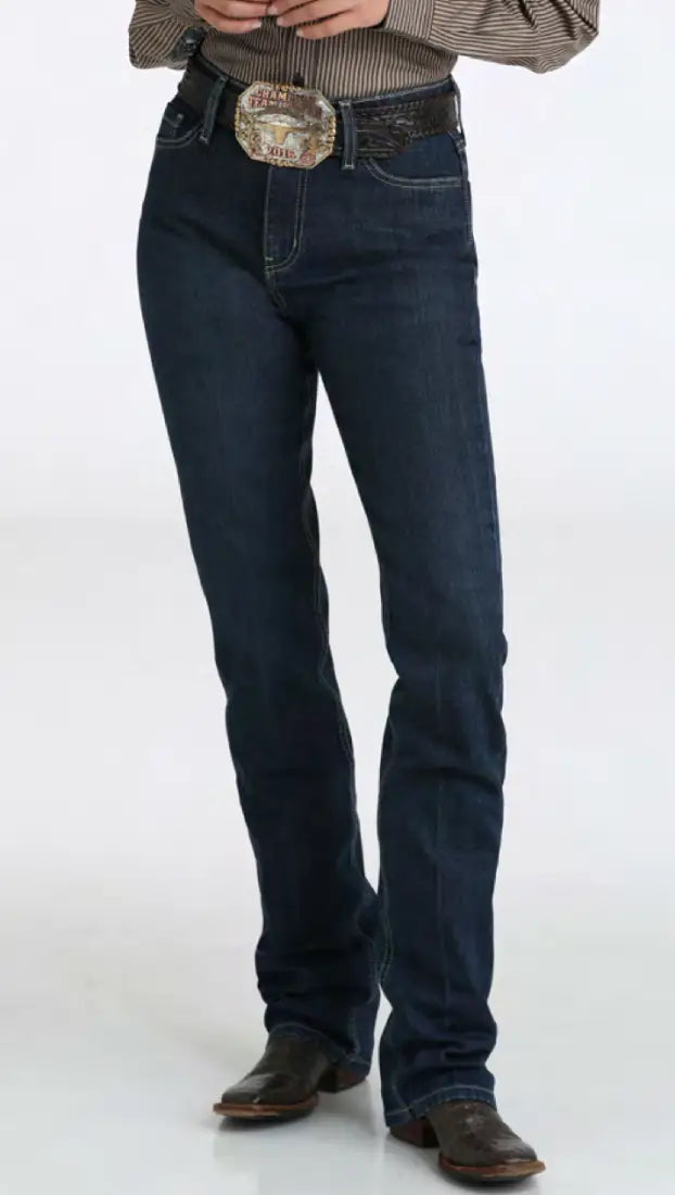 Cinch Women’s Dark Classic Boot Cut SLIM Jean Women’s Bottoms