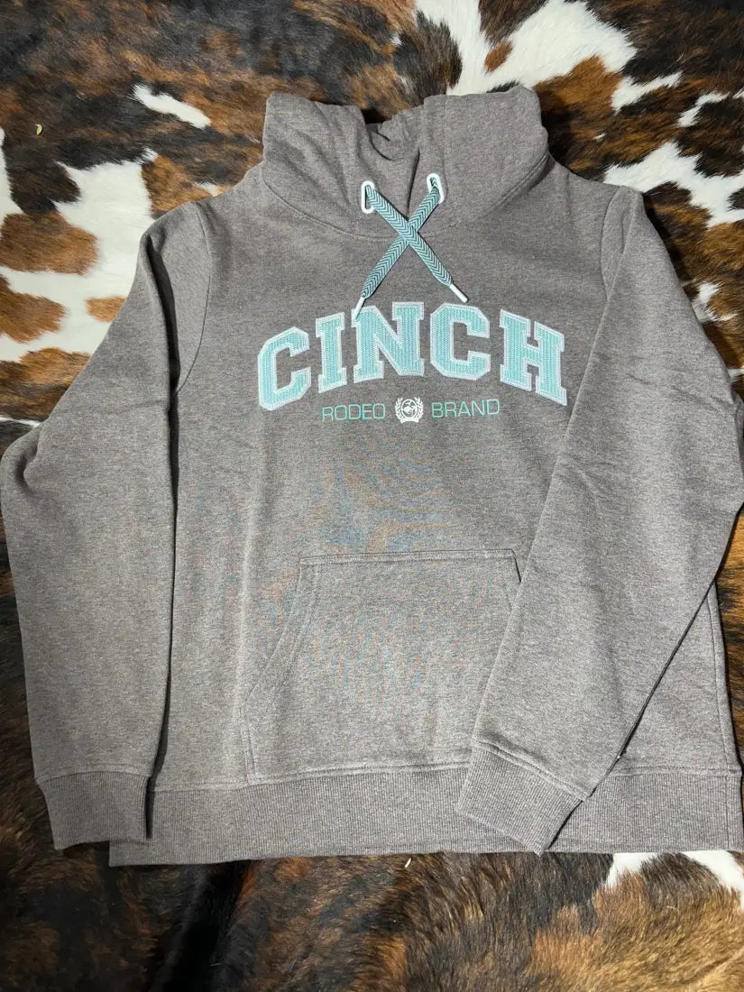 Cinch Women’s Embroidered Chest Logo Hoodie XSmall Women’s Pullover