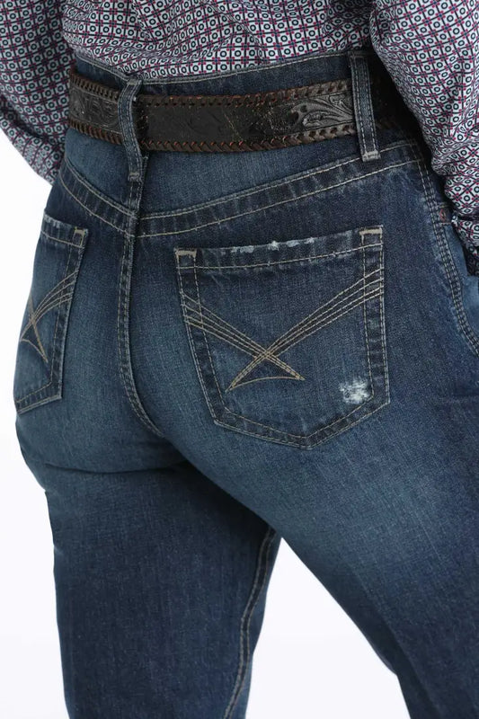 Cinch Women’s Emerson Stonewash Relaxed Fit Straight Jean 25 / 0R Women’s Bottoms