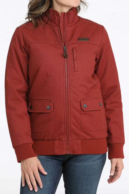 Cinch Women’s Red Bomber Jacket Women’s Coat