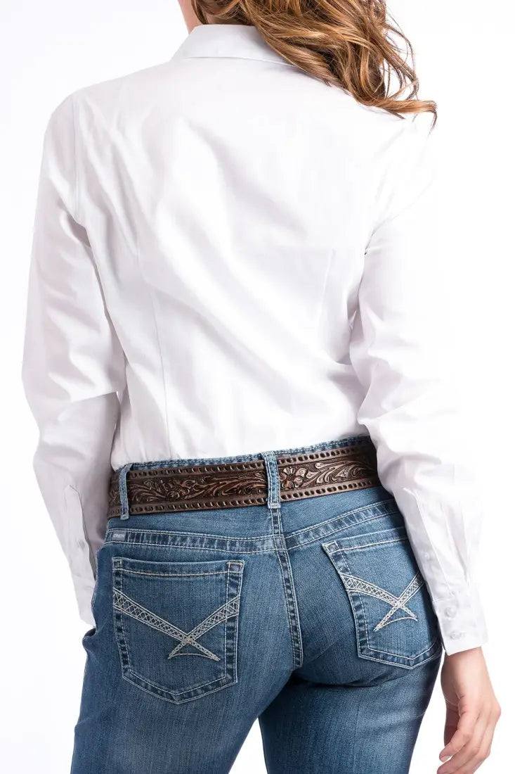 Cinch Women’s Solid White Western Shirt Women’s Western