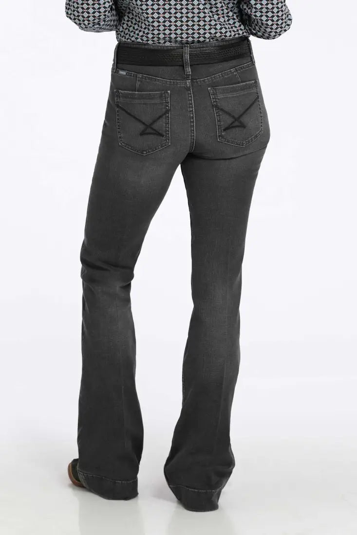 Cinch Women’s Vintage Black Lynden Slim Trouser Jean Women’s Bottoms