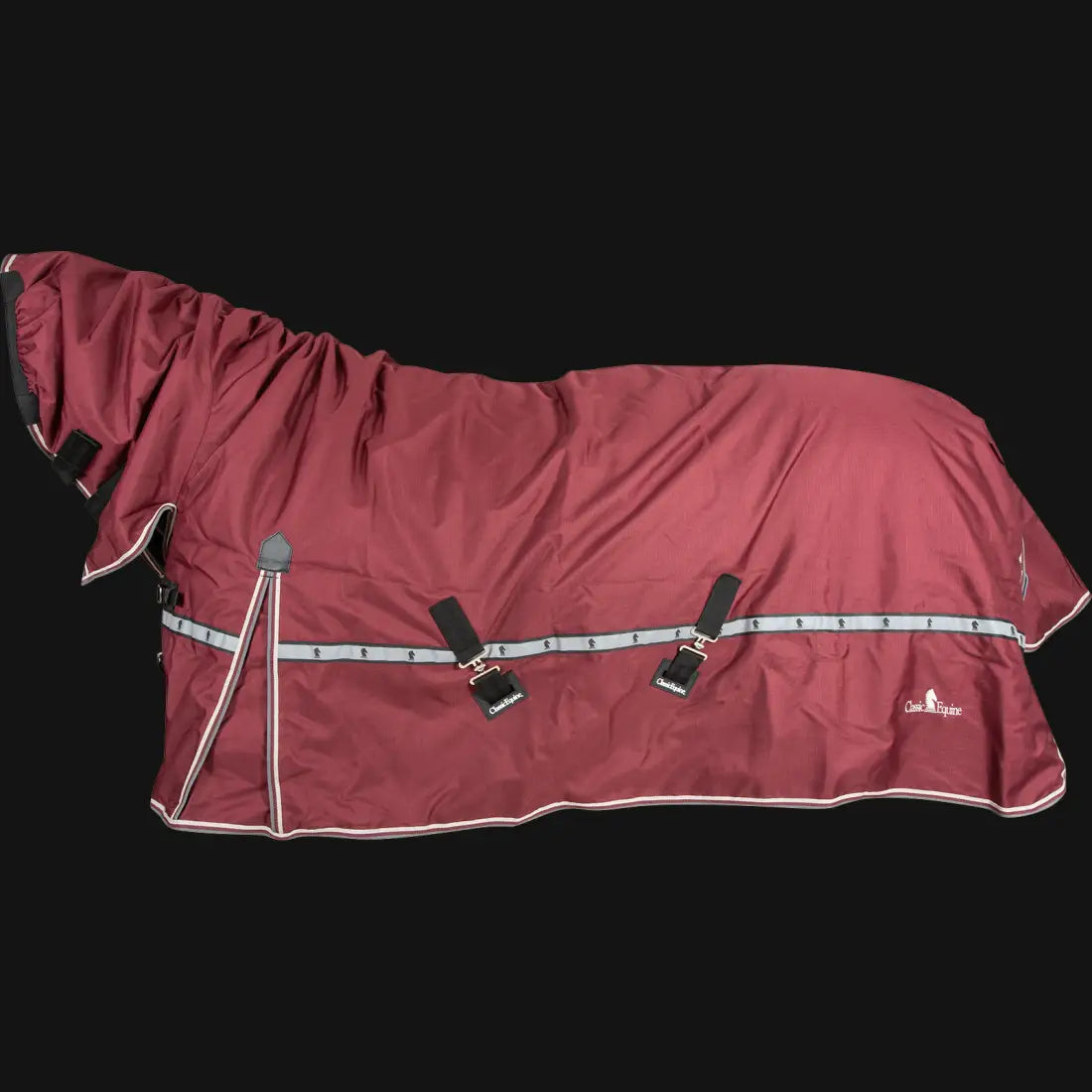 Classic Equine 10K Cross Trainer Winter Blanket - Hooded XSmall / Port Winter Blanket