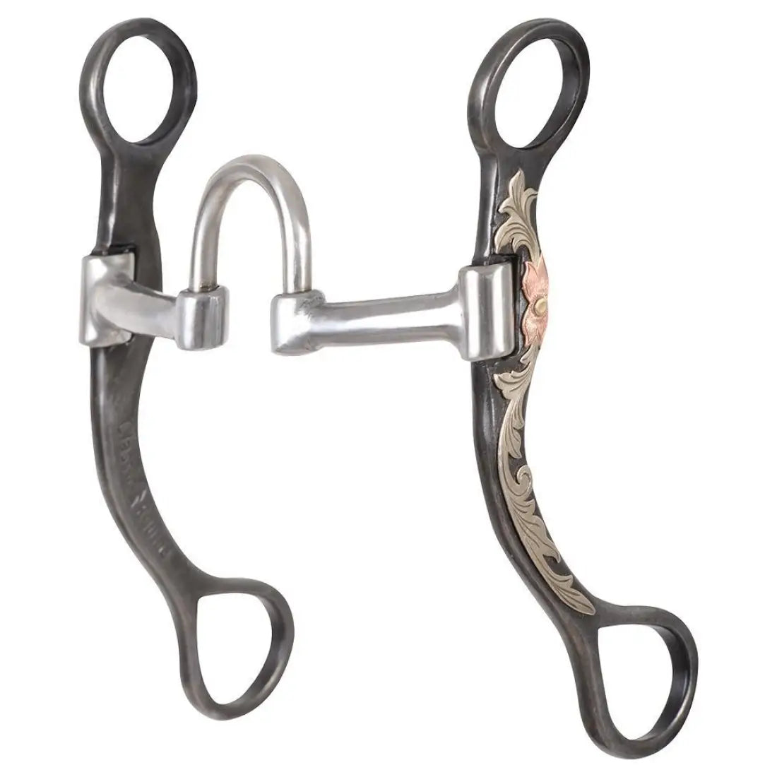 Classic Equine BitLogic 7 1/2’’ Cheek Bit - Correction Correction / Brown Floral Bit