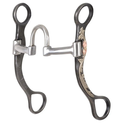 Classic Equine BitLogic 7 1/2’’ Cheek Bit - Correction Correction / Brown Floral Bit