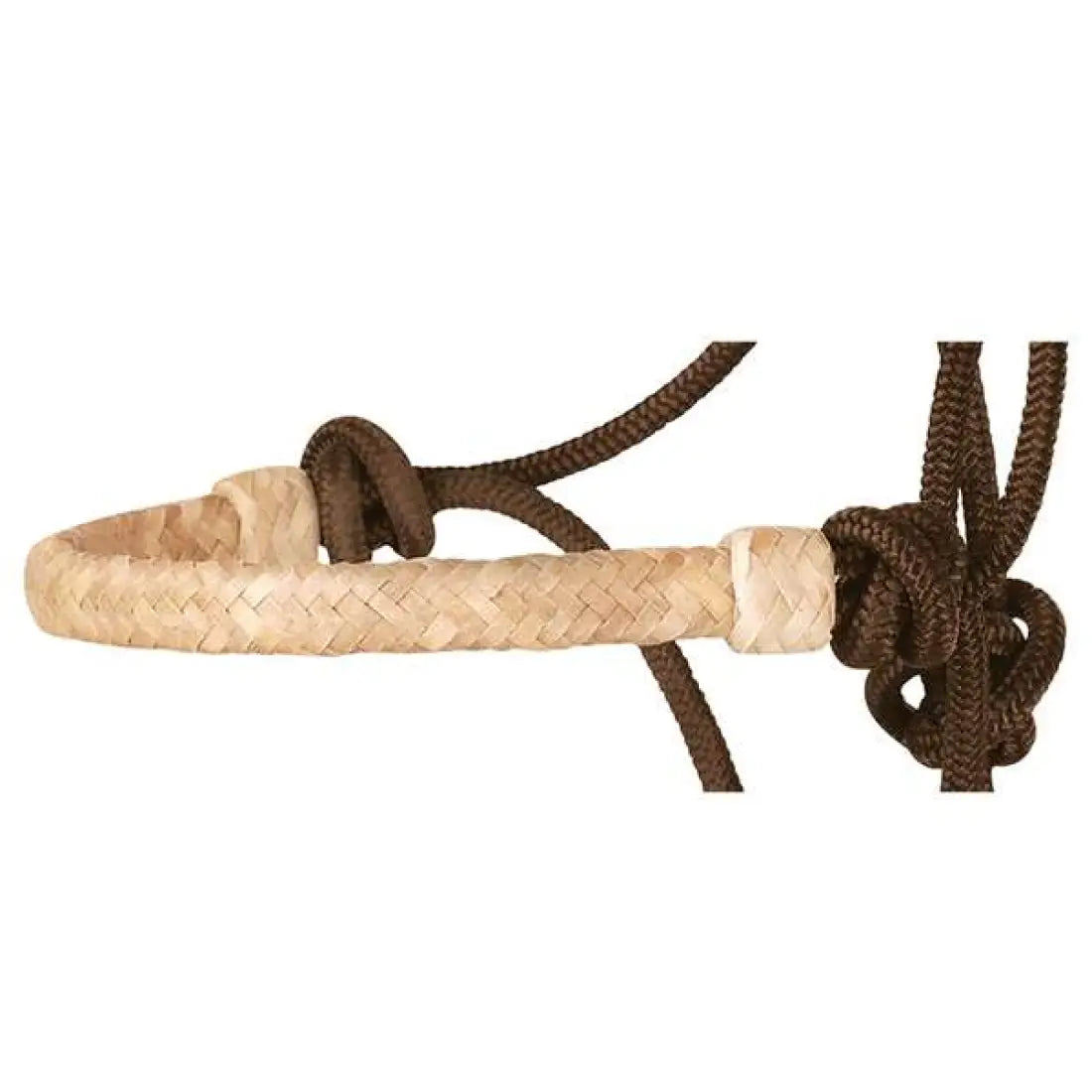 Classic Equine Braided Rawhide Rope Halter Brown/Rawhide Halter