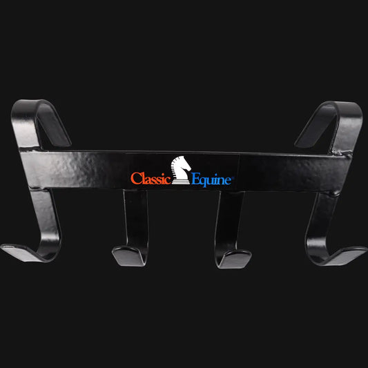 Classic Equine Bridle Hanger Black / 4 Hook Barn & Trailer Accessory
