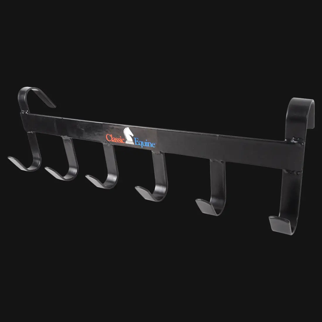 Classic Equine Bridle Hanger Black / 6 Hook Barn & Trailer Accessory