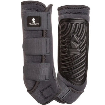 Classic Equine ClassicFit® Sport Boots - Front Charcoal / Small Sport Boots