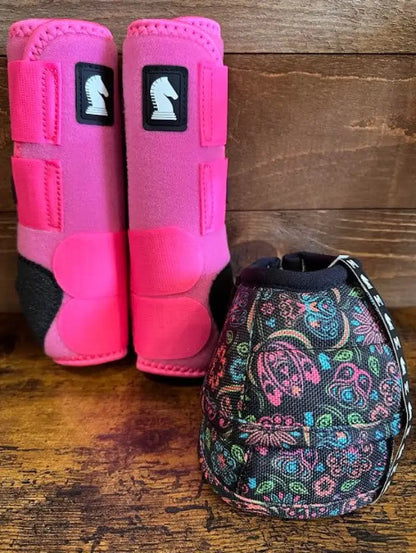 Classic Equine Dy•No Turn™ Bell Boots - Patterns Bell Boots