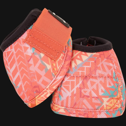 Classic Equine Dy•No Turn™ Bell Boots - Patterns Safari / Small Bell Boots