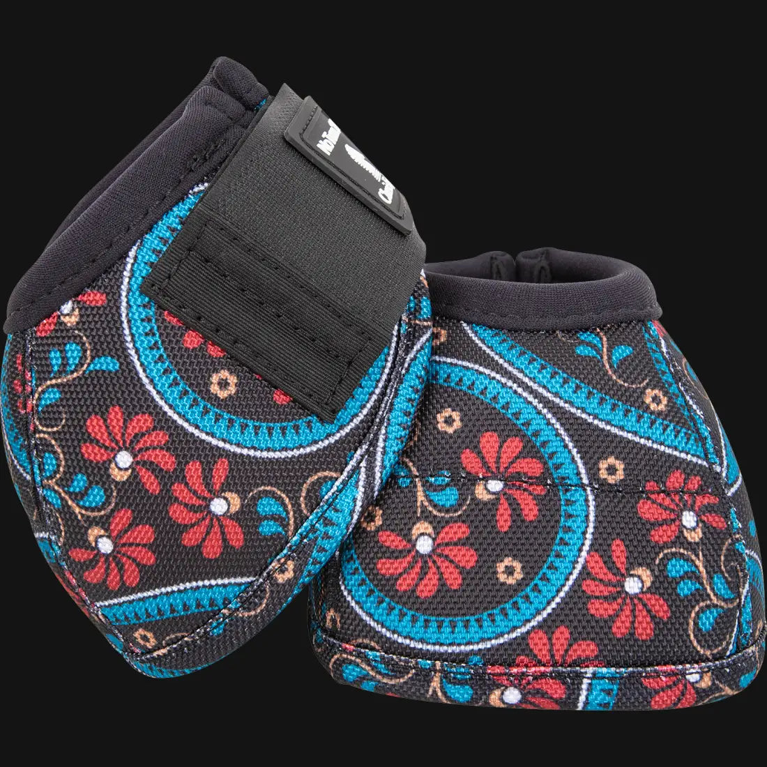 Classic Equine Dy•No Turn™ Bell Boots - Patterns Teardrop / Small Bell Boots