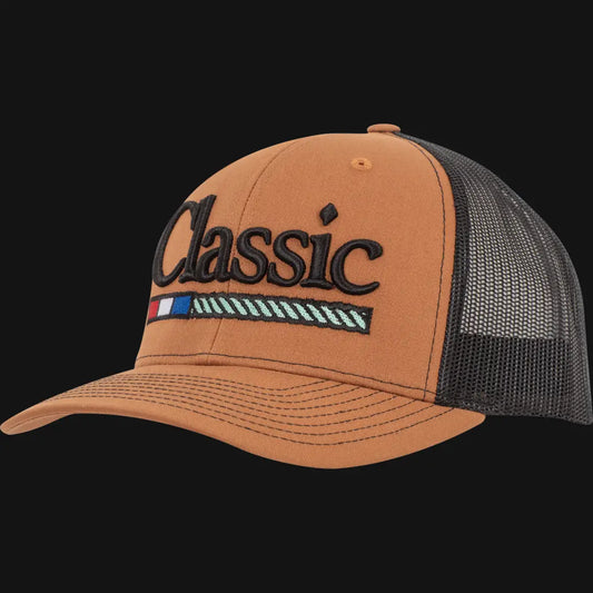 Classic Equine Embroidered 3D Puff Logo Cap Caramel/Black Hats