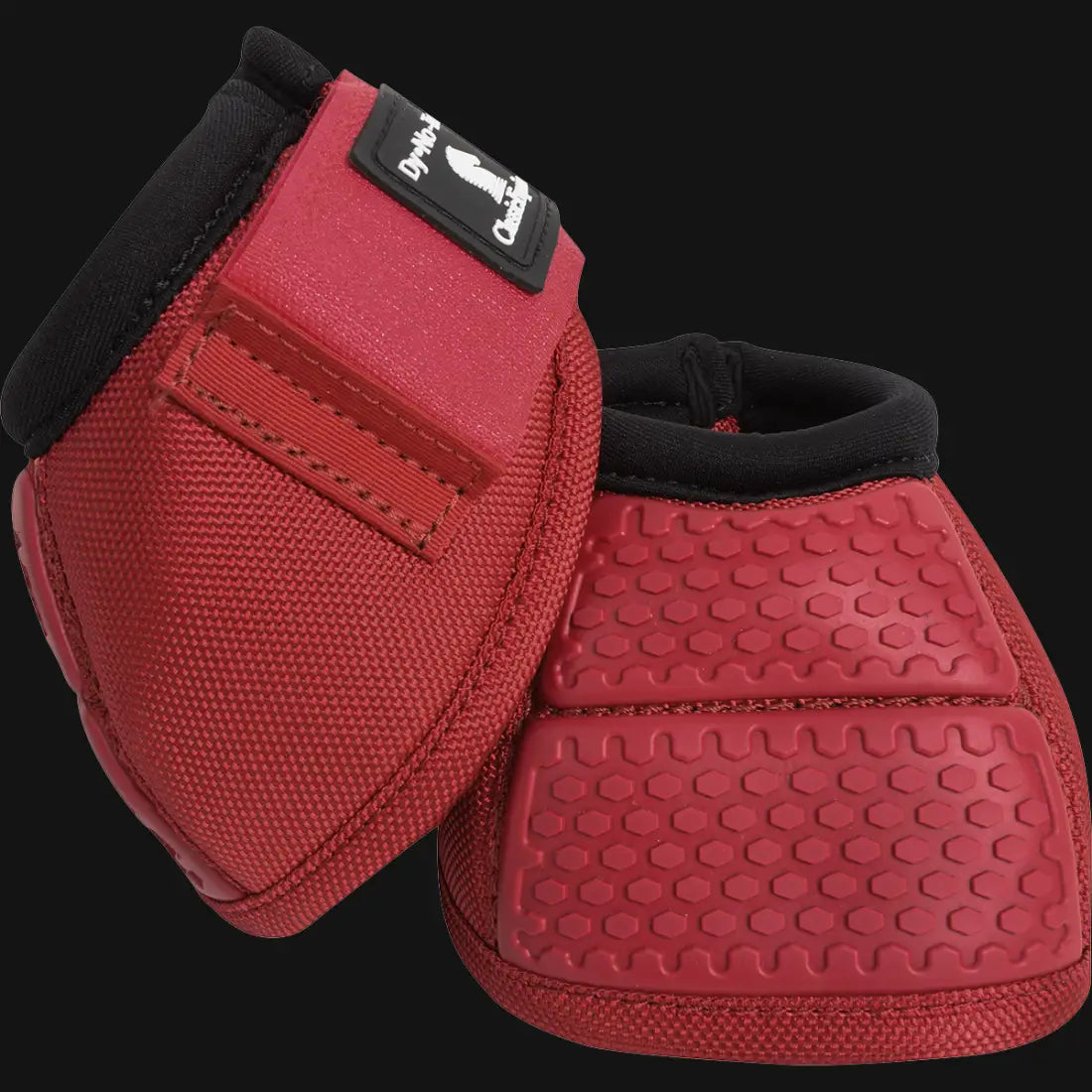 Classic Equine Flexion No Turn Bell Boots Crimson / Small Bell Boots